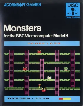 Monsters v1 (1982)(Acornsoft) box cover front